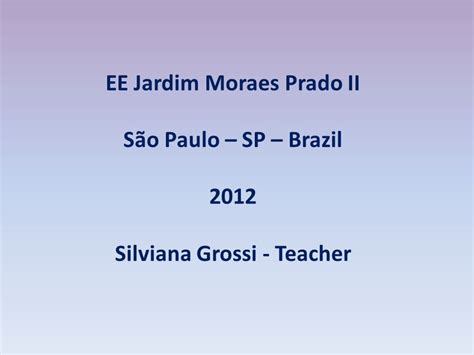 EE Jardim Moraes Prado II .